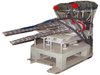 Dispositivo formador de varillas en espiral para la producción de mangueras en espiral de PVC