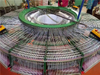 Máquina de telar circular para la fabricación de chaquetas de poliéster